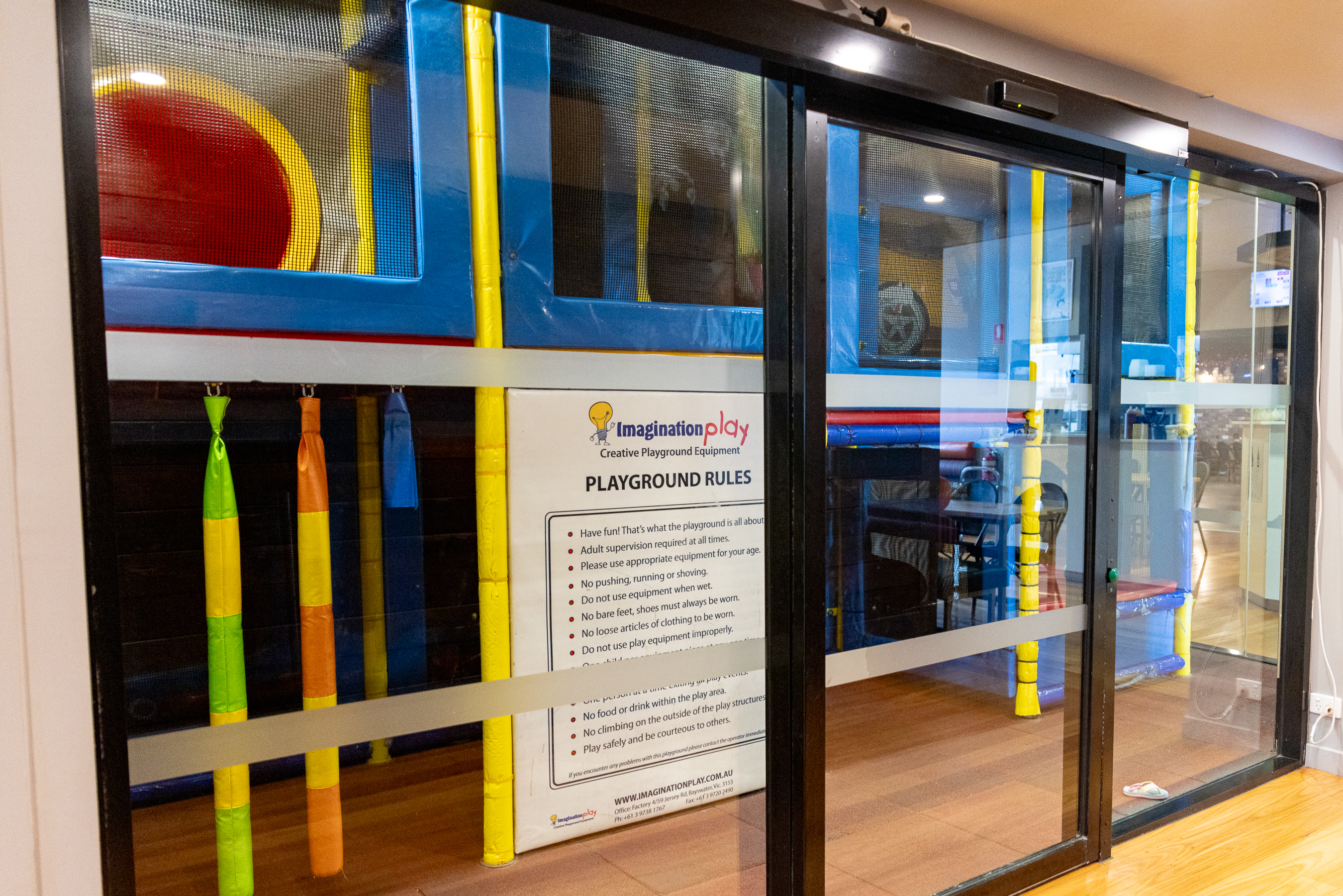 Children's playground area at Blackbutt Hotel