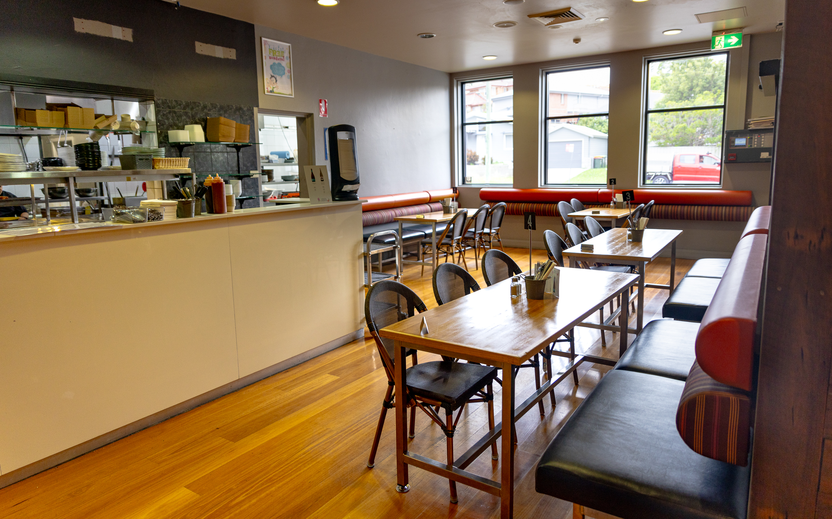 Blackbutt Hotel Restaurant interior - Modern dining area with warm lighting